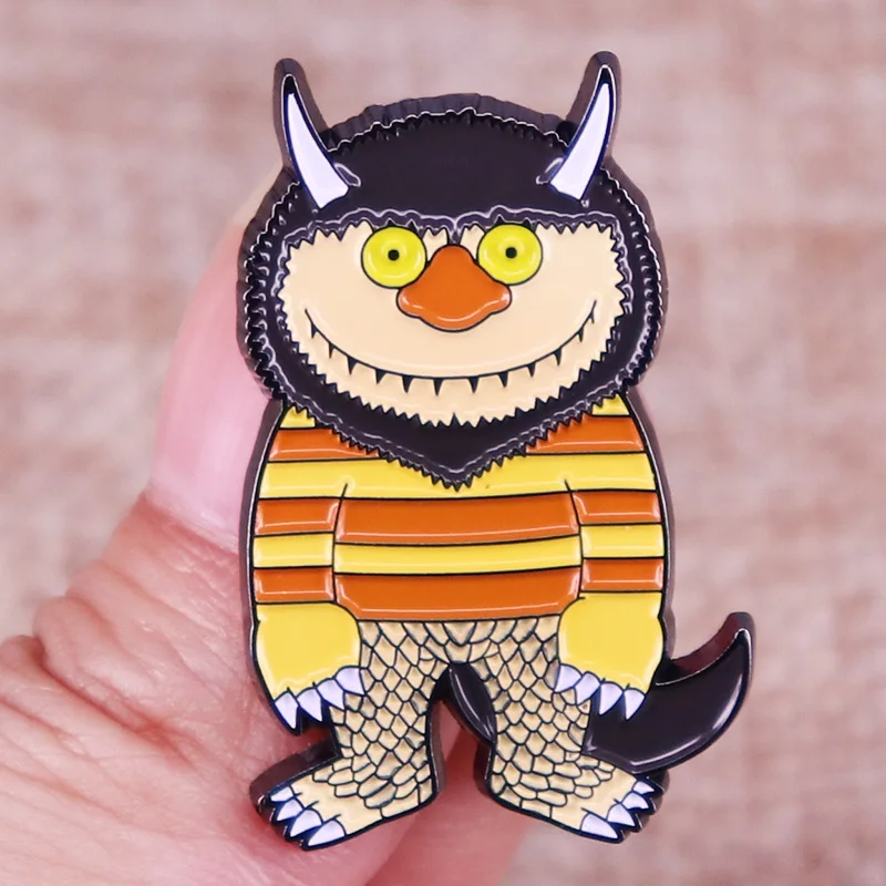 Wild X Things CCarol Enamel Pin Fantasy Movie Beast Character Badge Brooch Backpack Decoration Jewelry