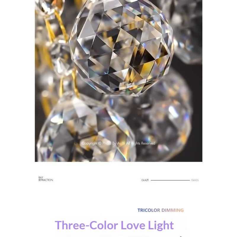 French Luxury Crystal Wall Sconce Elegant Grand Design New Bedside Lamp for Master Bedroom Living