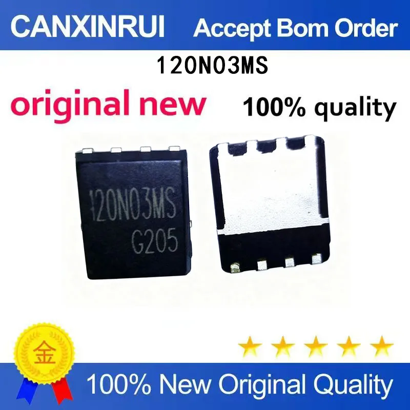 (5-100 Pieces) New stock BSC120N03MS 120N03MS QFN