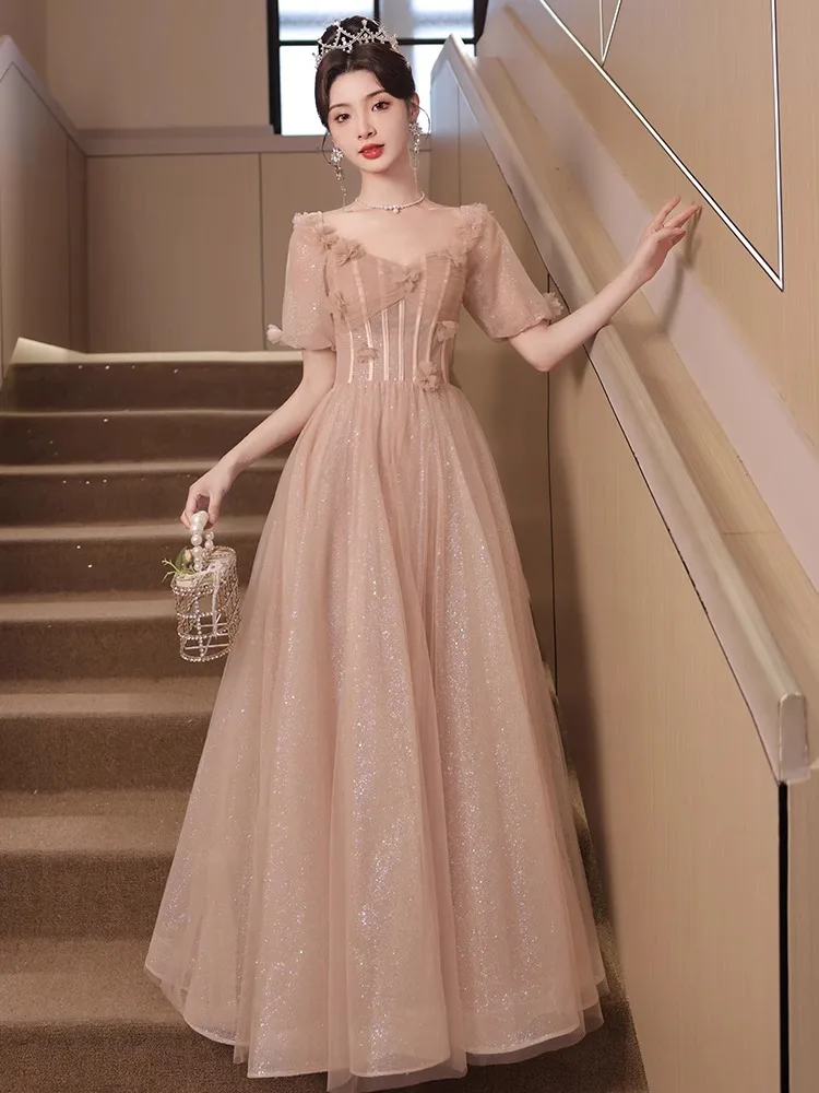 Ele Long Princ Dr per cerimonia per adulti Esame d'arte vocale Host Beau Spettacolo Abito da sera Tappetino di lusso Sle