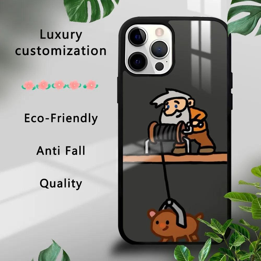 

Gold Miner Game Phone Case For iPhone 16 15 14 13 12 11 Pro Xs Max Mini Plus Celulares Hard Funda