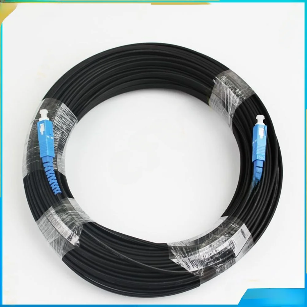 

10/30/50M Outdoor Drop Cable SC UPC Simplex FTTH Drop Patch Cable Singlemode Single Fiber Optic Patch Cord