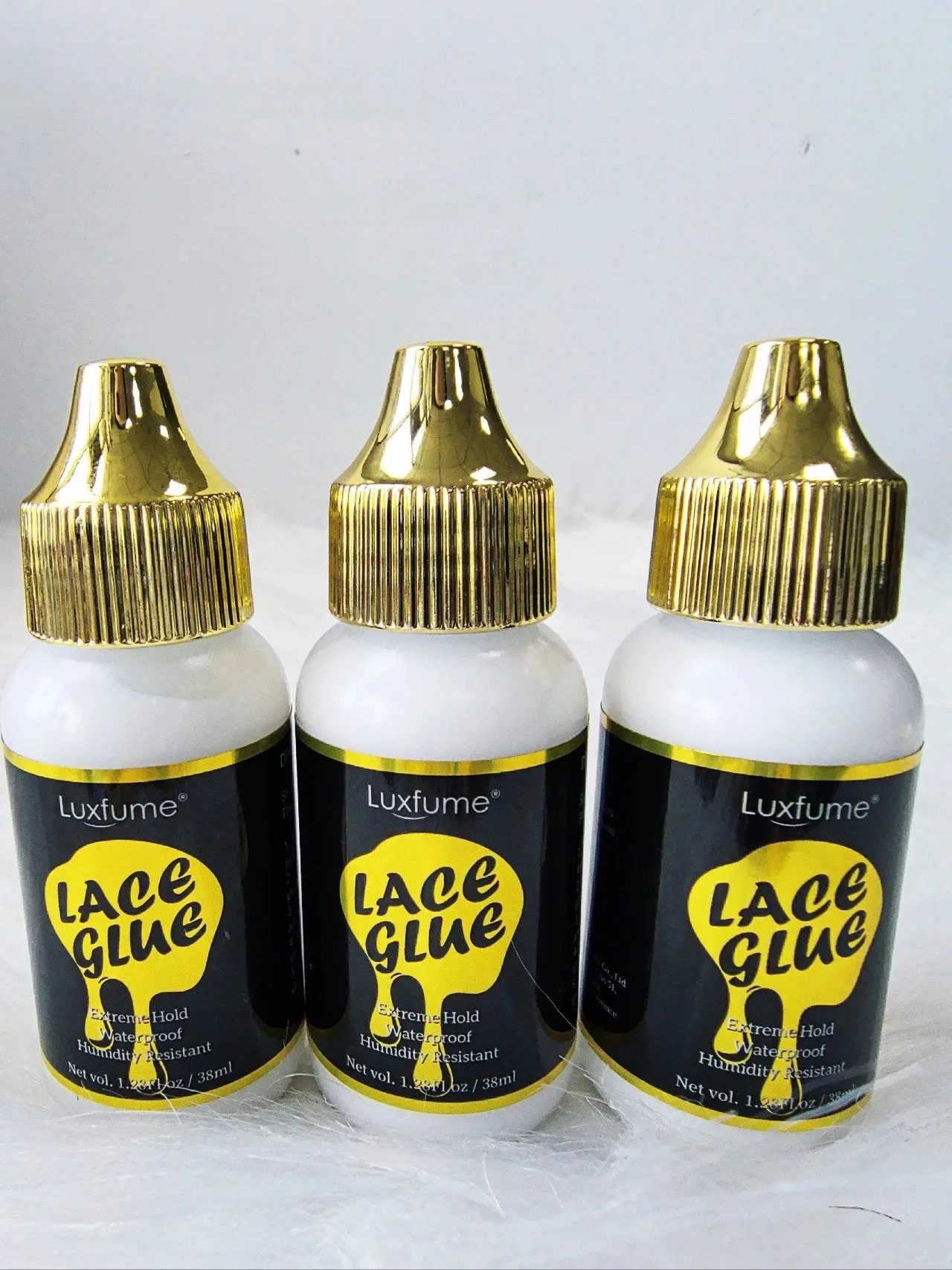 

3pcs 38ml Lace Glue Gel for Wig Stalling,Waterproof Wig Hair Adhesive,Unisex Durable Adhesive for Hair Accessories For All Hair