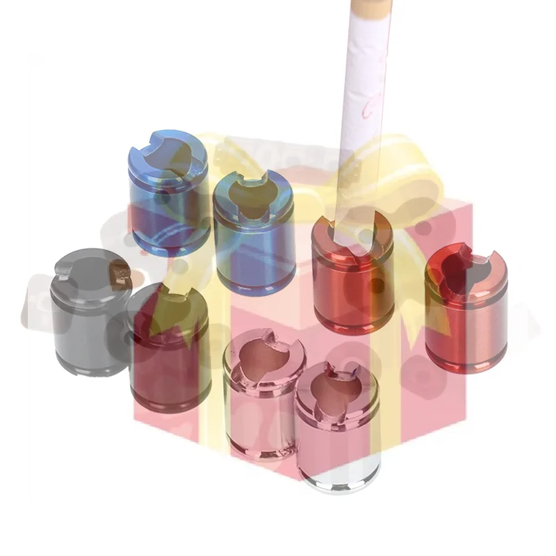 

Металлическая портативная мини-пепельница-гаситель сигарет с противоскользящим покрытием и слотом для пепла, идеально подходит для дома и офиса, аксессуар для курения