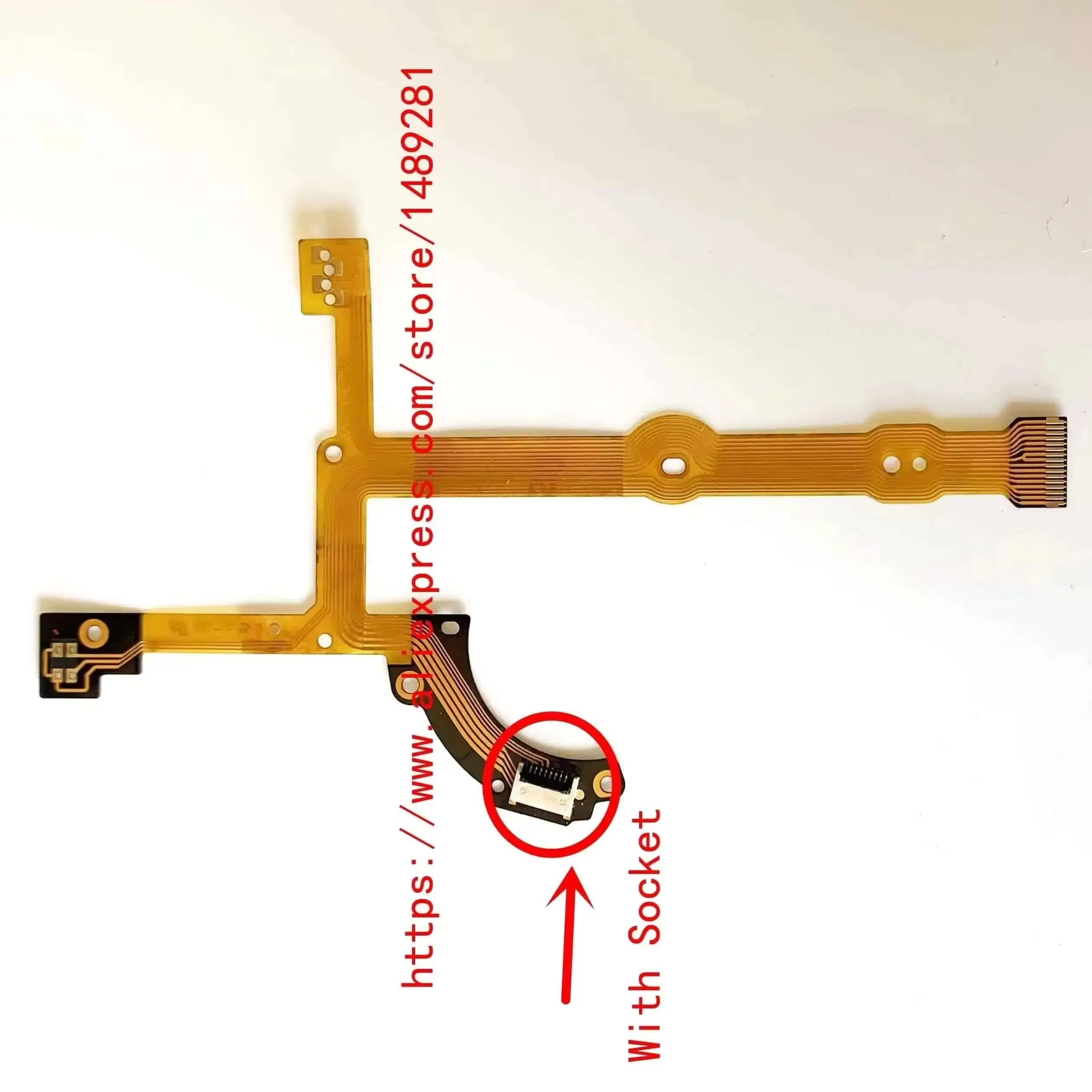 C�ble flexible de mise au point pour objectif Panasonic LUMIX G VARIO 100-300mm f/4-5.6 MEGA O.I.S. Pi�ce de r�paration pour appareil photo