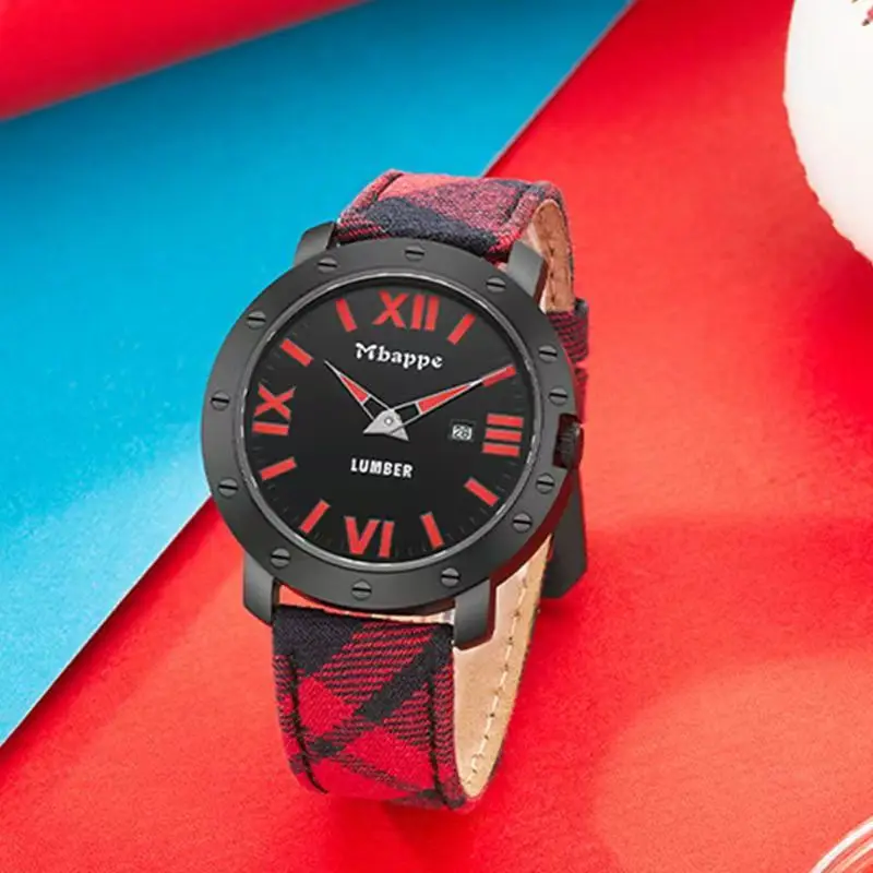 

Mbappe New Fashionable Luxury Brand Men's and Women's Classic Sports Watch,waterproof and Luminous,comes with A Free Spare Strap