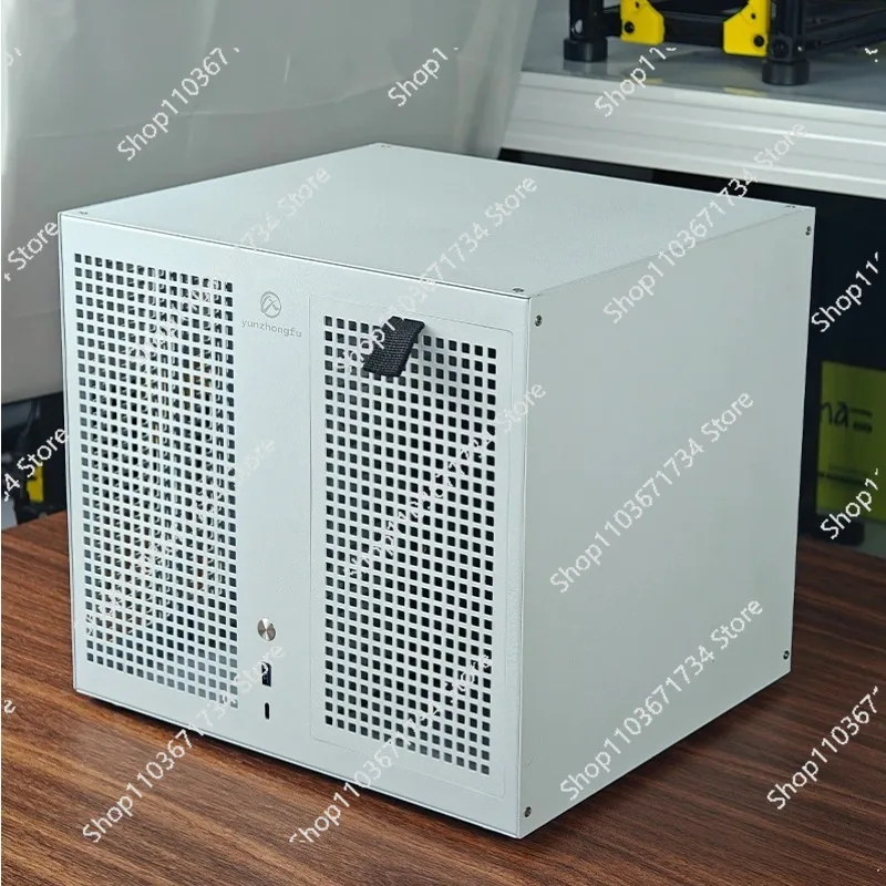 New Upgraded Sagittarius 8-disk NAS Chassis ATX Power Supply MATX Motherboard Full Height PCIe Black Qunhui Feiniu Home Storage