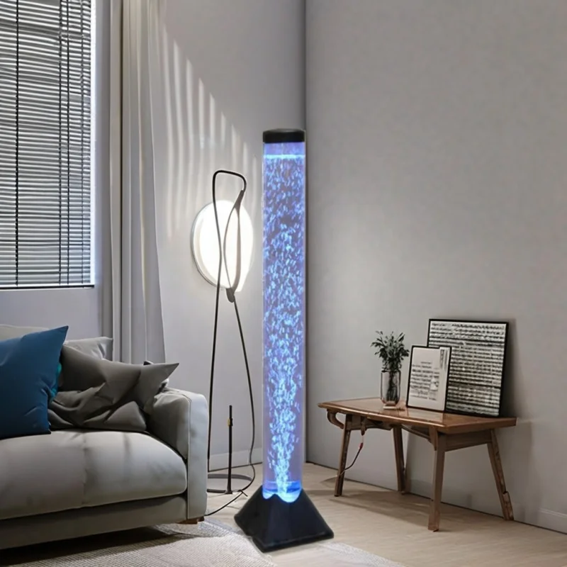 custom.Modern Led Interior Room Divider Bubble Column Acrylic Wall Panel