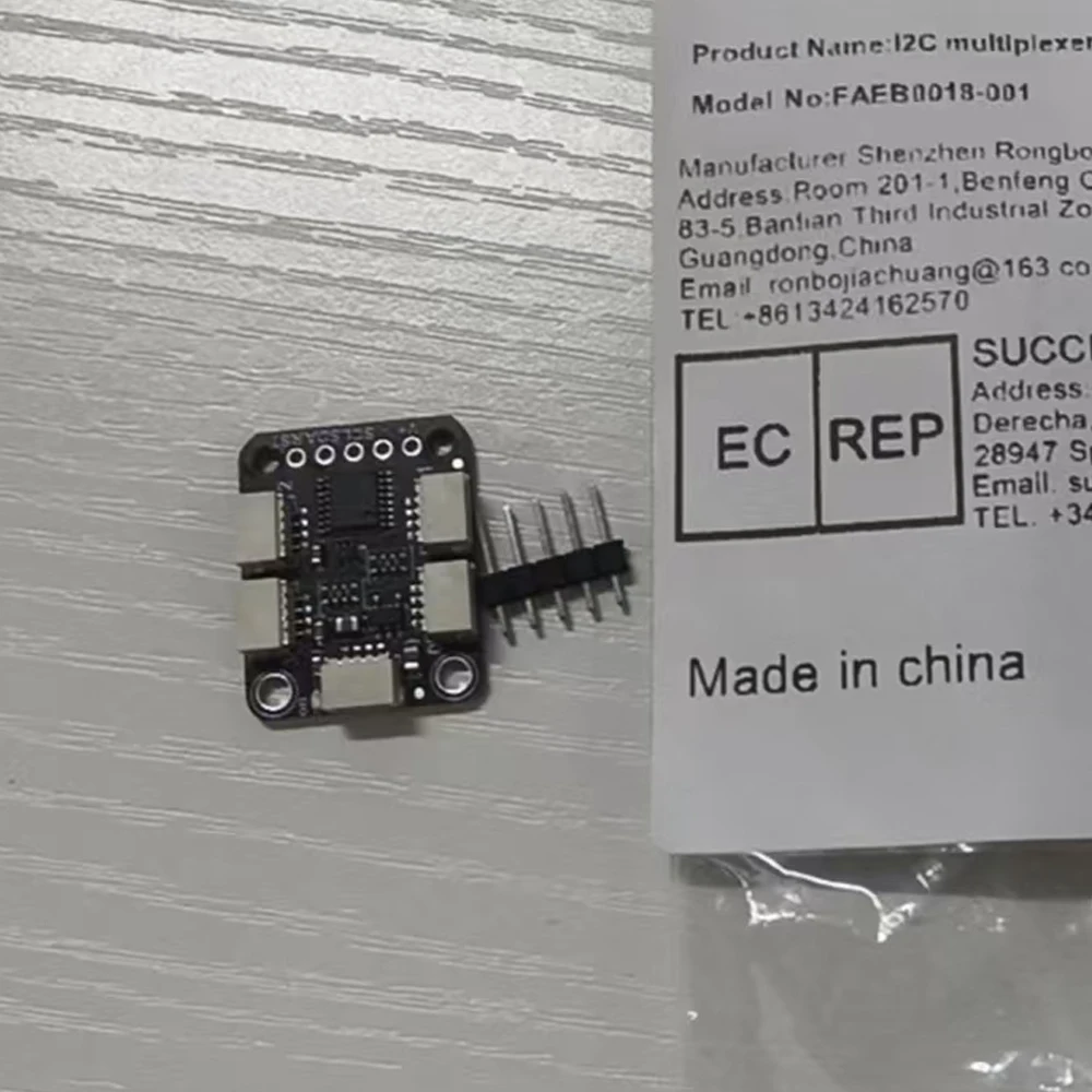 

PCA9546 4-канальный мультиплексор I2C, совместимый с интерфейсом QT/Qwiic, не сварным контактом 2,3–5,5 В для Arduino, для Raspberry pi