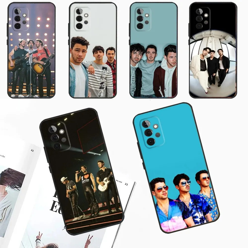 J-Jonas Band B-Brothers Phone Case For Samsung Galaxy A13,A21s,A22,A31,A32,A52,A53,A71,A80,A91 Soft Black Phone Cover