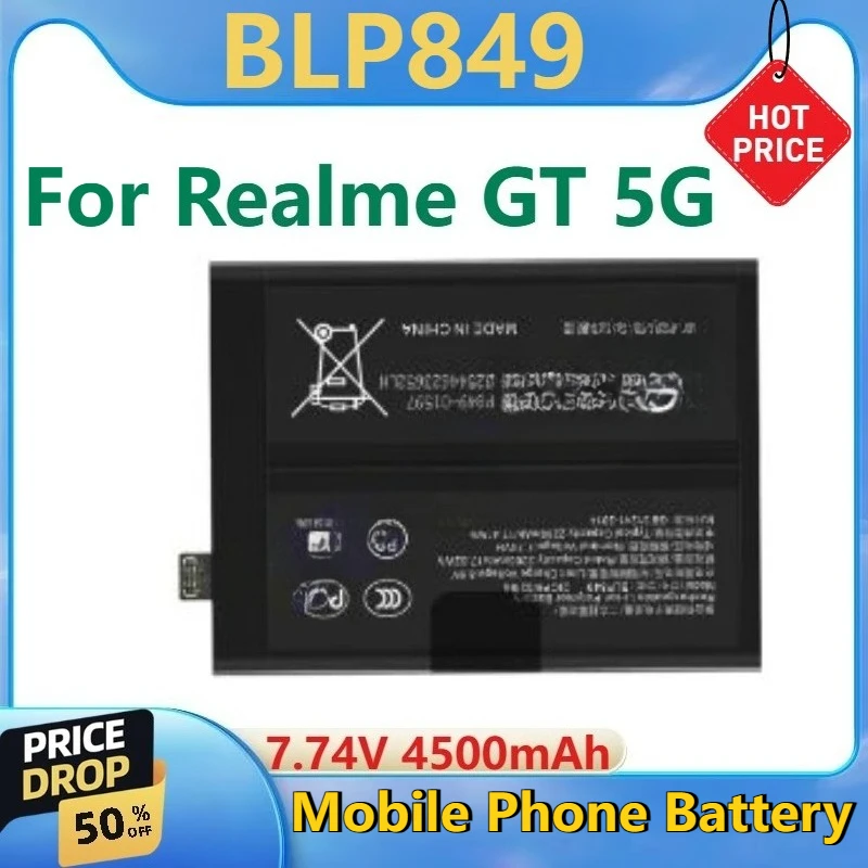 

For Oppo Realme GT2 Pro GT2 Neo2 Neo BLP887 BLP9193 BLP809 BLP849 BLP857 Brand New High Quality Replacement Phone Battery