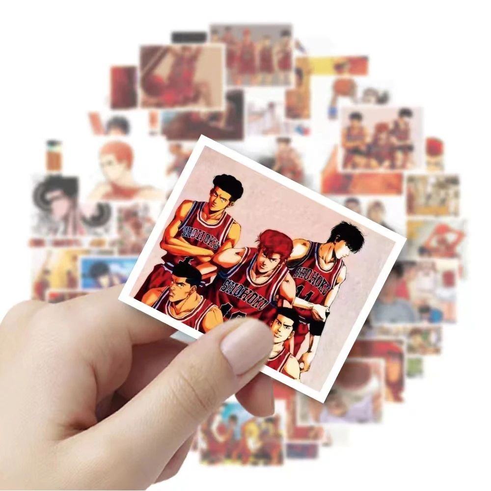 10/30/60pcs Sakuragi Hanamichi Slam Dunk Stickers Miyagi Ryota Mitsui Hisashisticker Wall Laptop Skateboard Anime Posters Decal