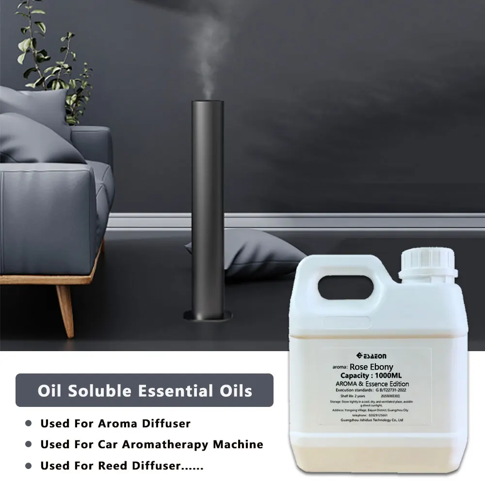 ESAEON 1000ml (33.8 fl.oz) Pine Wood/Flax Essential Oil - For All Waterless Aromatherapy Machines, Club/Hotel Aroma Machine Oils