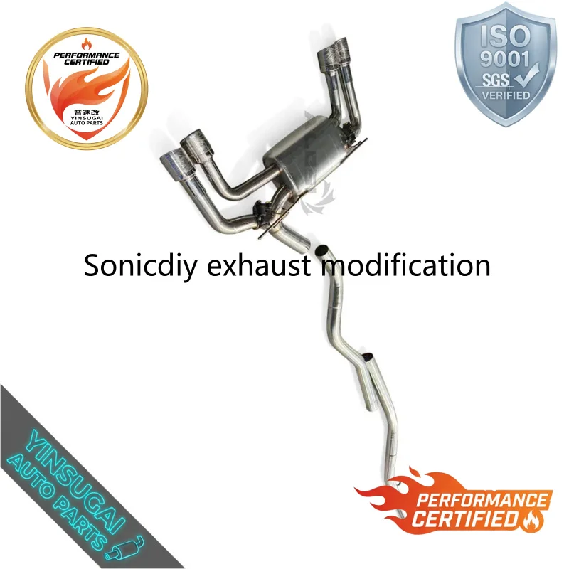 Cuski Superior Quality Four Tip Valved Catback Exhaust For BMW 435i F32 N55 3.0T 2012-2016 SS304 Racing Performance Upgrade
