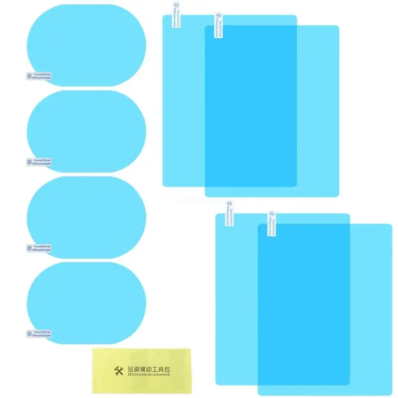 

8Pcs Car Mirroe Rainproof Film Anti-Scratch Waterproof Mirror Window Stickers Dropship