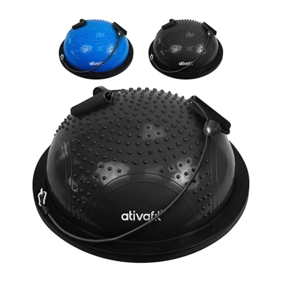 

Balance Ball Half Exercise Ball Balance Trainer Inflatable Yoga Ball for Home Gym Workouts Core Strength Fitness Half Ball with