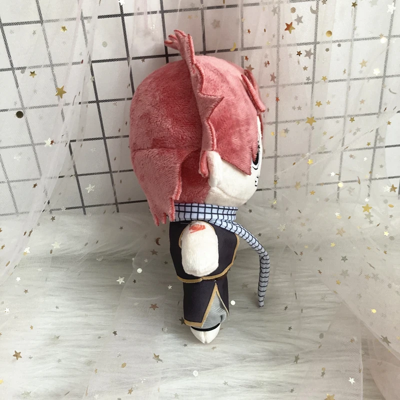 20cm Anime Fairy Tail Etherious Natsu Dragneel Plush Toy Soft Stuffed Cartoon Doll Gifts For Children