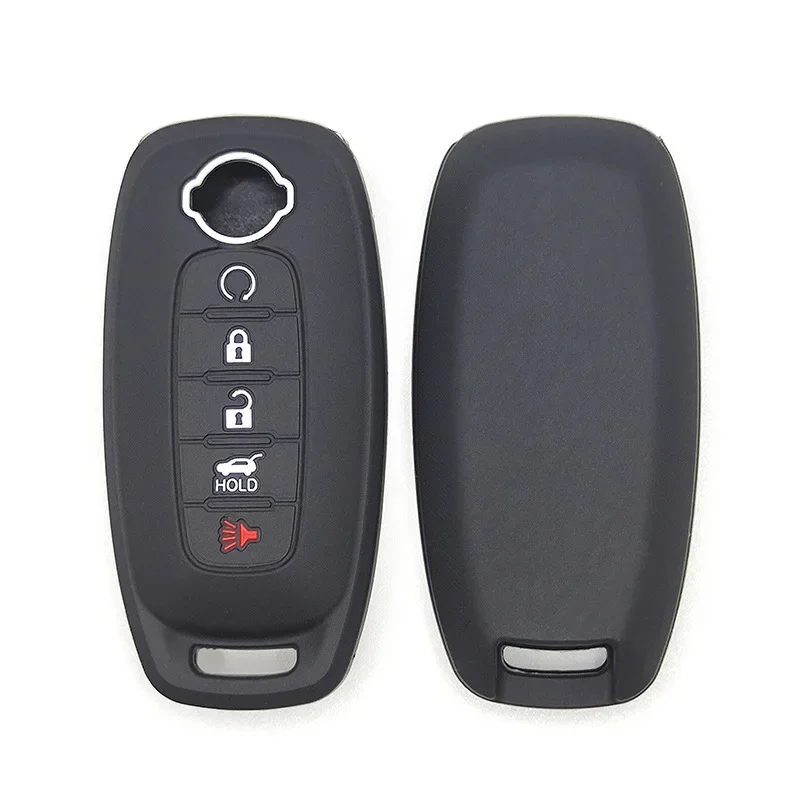 Remote Control Silicone Rubber Car Key Cover Case Shell for Nissan 2022 eighth-generation Teana car 5 Button Car Key Protector