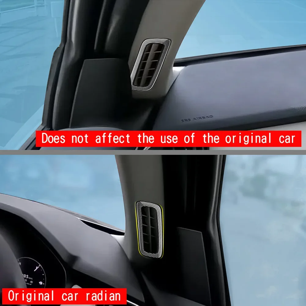 LHD RHD For Mazda CX60 cx 60 2022 2023 2024 Front Side a Pillar Air Condition Vent covers Trim AC Outlet Car accessories