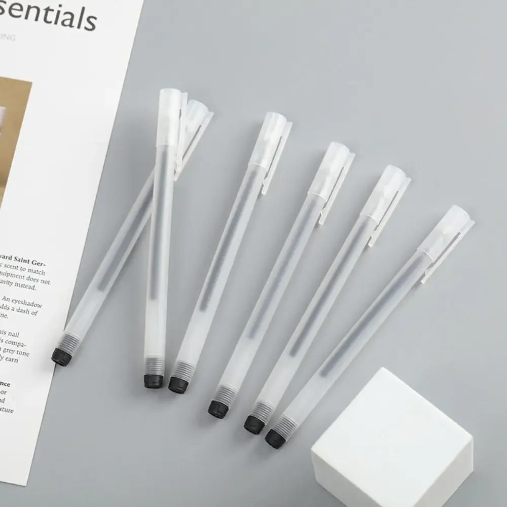 

20 Pcs 20pcs/set 0.5mm Neutral Gel Pen Writing Smoothly Quick-Drying Signature Pen Plastic Black Ink Writing Pen Back To School