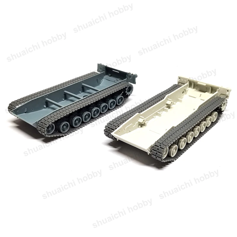 1 Juego de pista de resina a escala 1/72 para modelo de tanque de batalla principal M1A2, pistas sin fin impresas en 3D integradas, reemplazos DIY