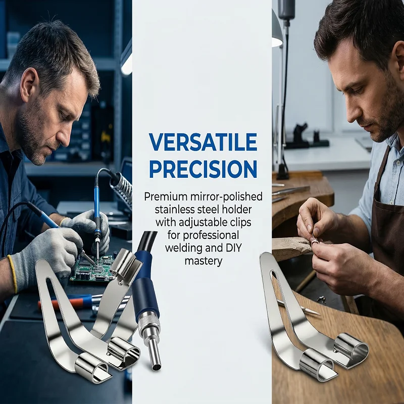 For Various Welding Work, 45° Elbow Design, Professional Welding Tool for Plastic Repair ,Smooth Head Adjustable Soldering Iron,