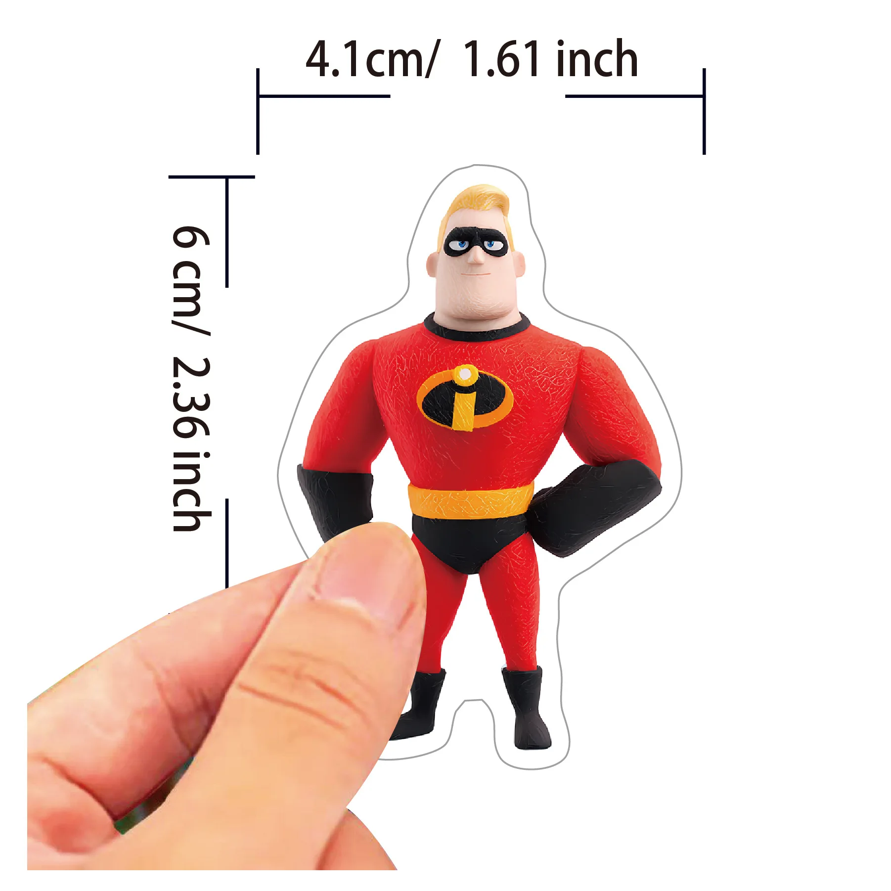 

10/52PCS New The Incredibles‌ Bob Parr Disney Graffiti Stickers Cool Animation Movie Cartoon Decal Laptop Phone Guitar Kid Toys