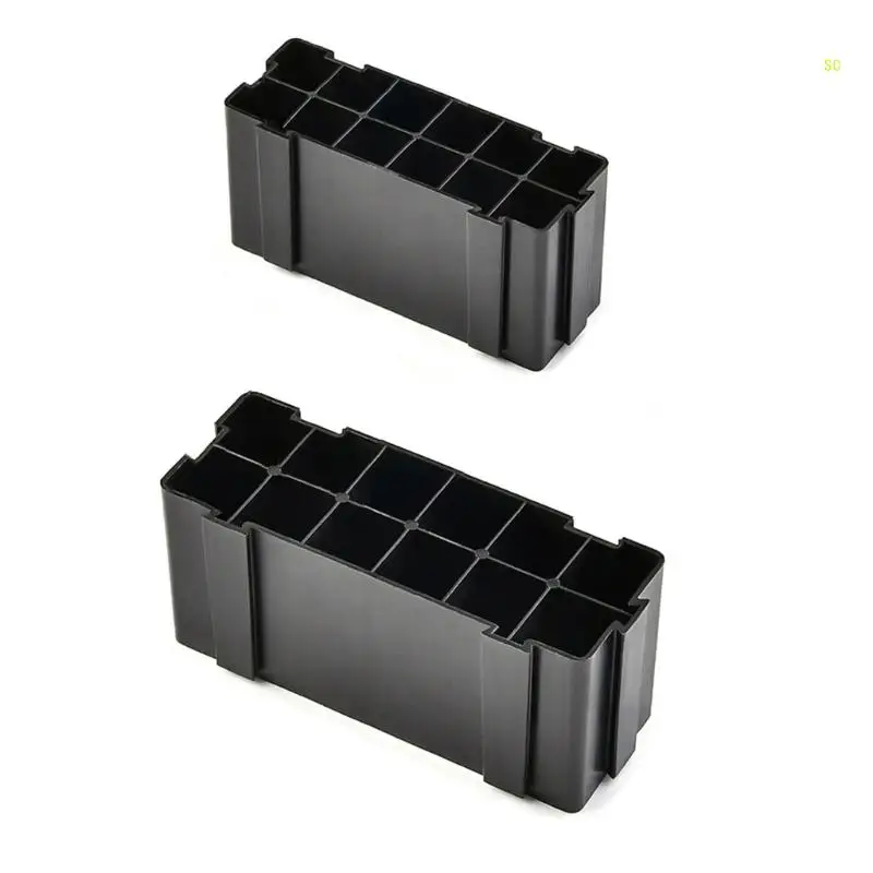 حامل مكتبي 24/12 فتحة فرشاة طلاء القلم حامل مُنظِم تخزين أدوات الطلاء دروبشيب