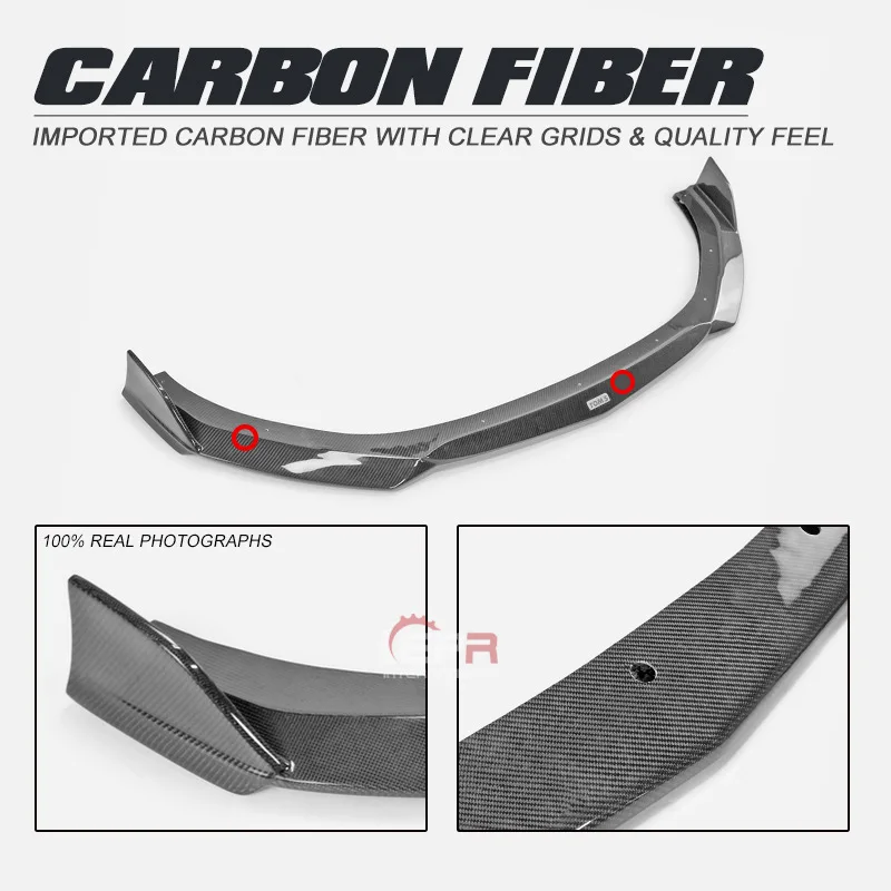 Wisdom Workshop Compatible with Subaru New BRZ ZD8 Carbon Fiber Modification Parts TOMS Style Front Lip Small Su view 2