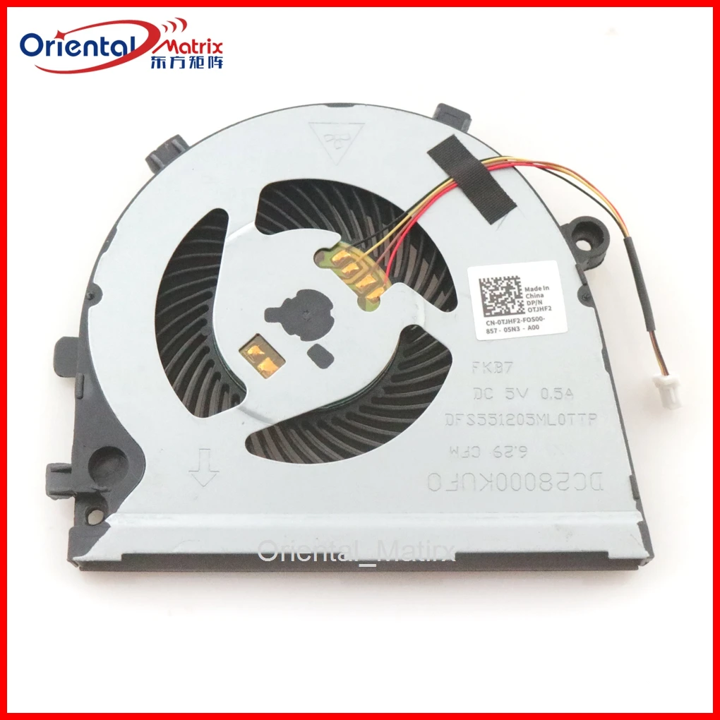 DFS551205ML0TTP DFS481105F20T EP DC5V 0.50A 4Pin For DELL G3-3579 3578 G5-5587 0TJHF2 0GWMFV Laptop CPU GPU Cooler Cooling Fan