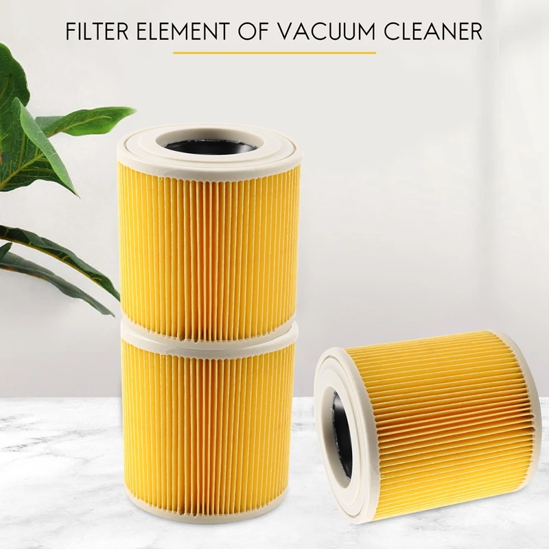 Sacs de filtres à poussière d'air de rechange pour aspirateur Karcher, pièces de rechange de qualité supérieure, cartouche de filtre HEPA, WD2250, WD3.200, MV2, MV3, WD3