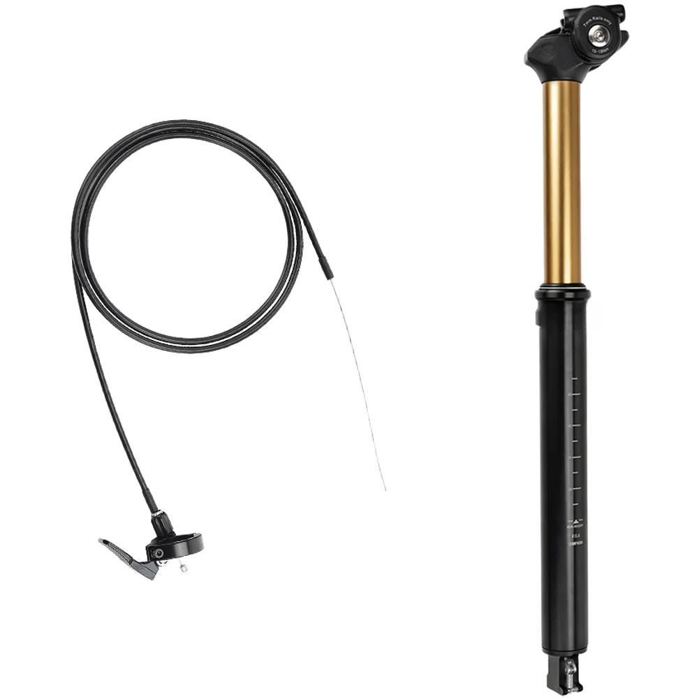 Aluminum Remote Dropper Seatpost 6mm Adjustable Height Hydraulic Internal Cable Routing For Mountain Bike Cycling Components