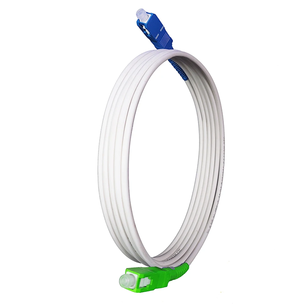 Cabo de fibra óptica para fibra óptica, monomodo, ftth, lszh, 2m, g657a2, sc/apc/upc