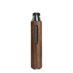 Portable Lazy Car Ashtray Black Walnut Wood No Dropping Soot Smoking Accessories Mini Cigarette Case