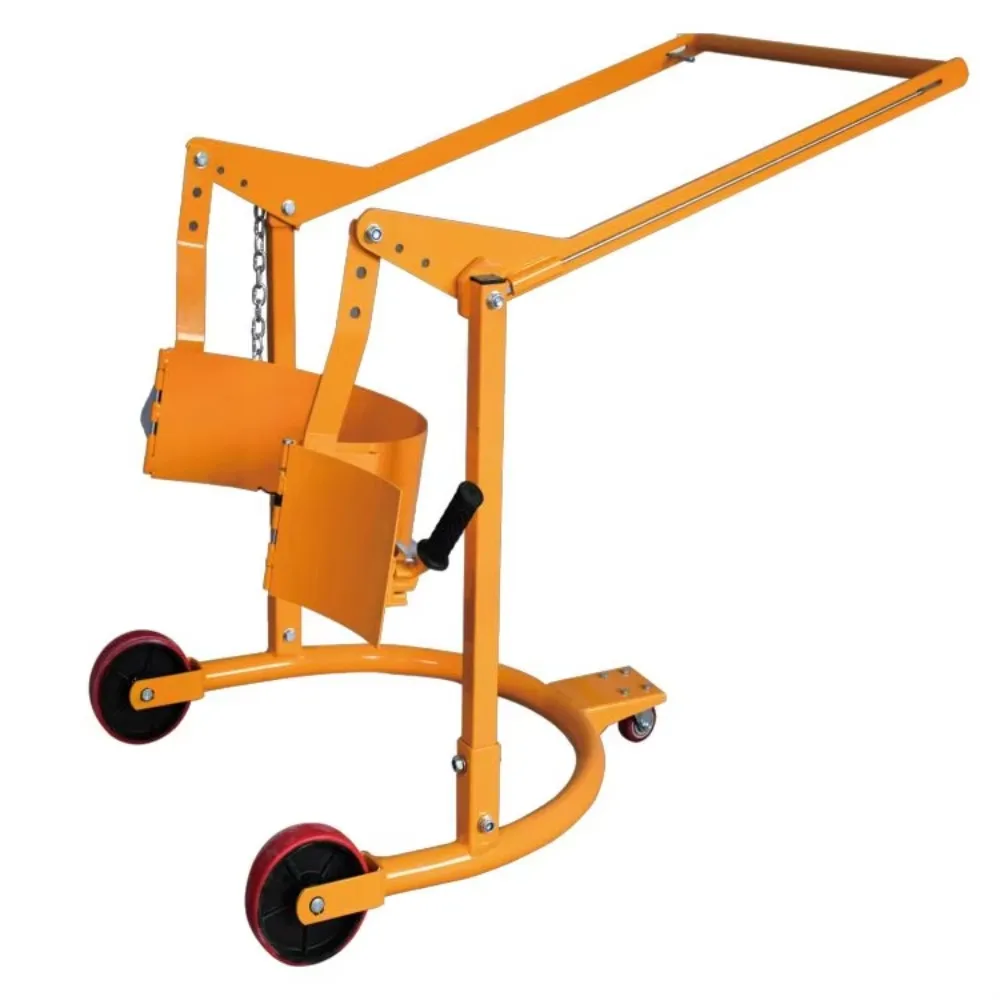 xleElectric Hydraulic Battery Operated Clamp Oil Drum Rotate Move the Truck Barrel Lifter Barrel Handling Stacker Equipment