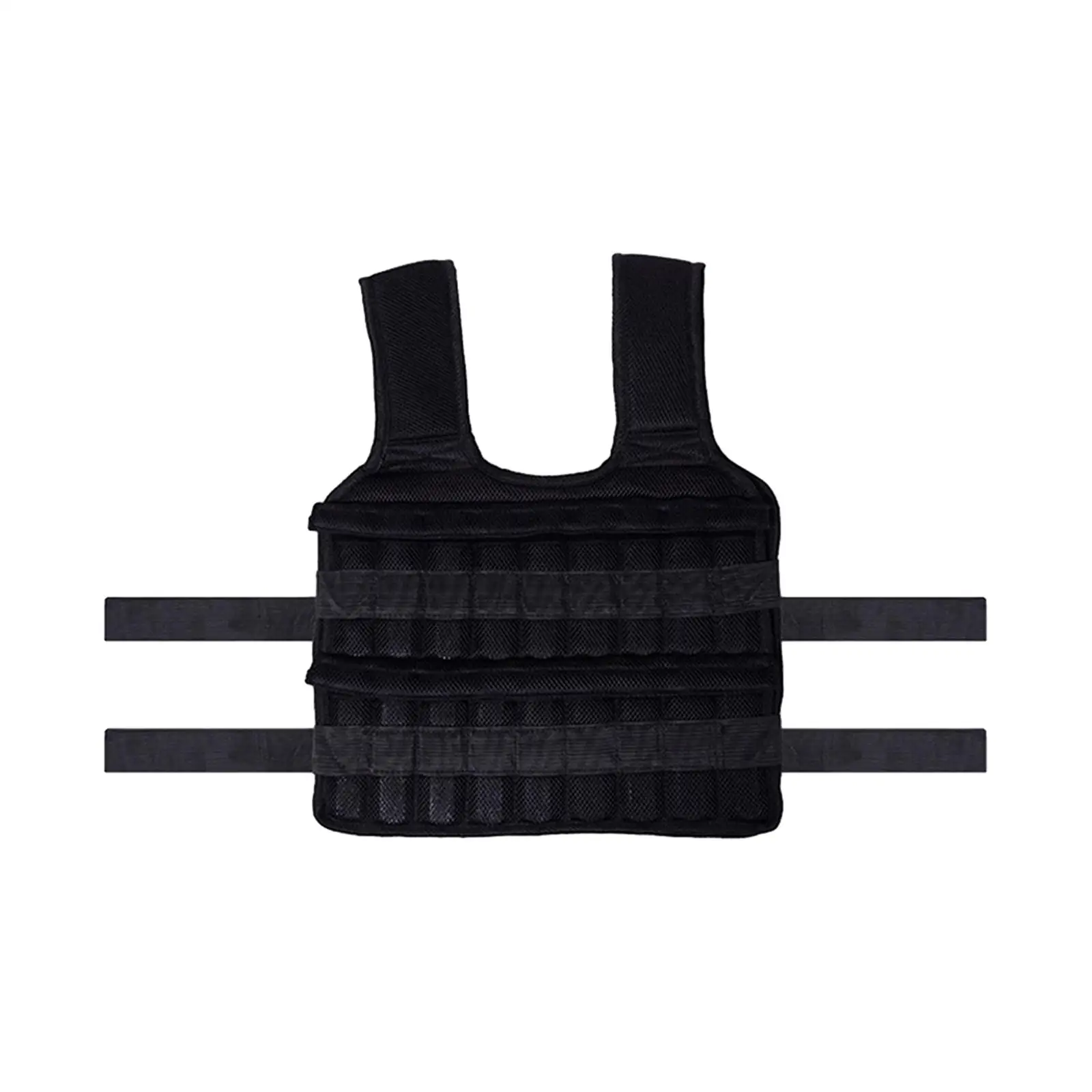 

Loading Vest 20kg Loading for Boxing Running 18 Pockets Slim Design Heavy Duty