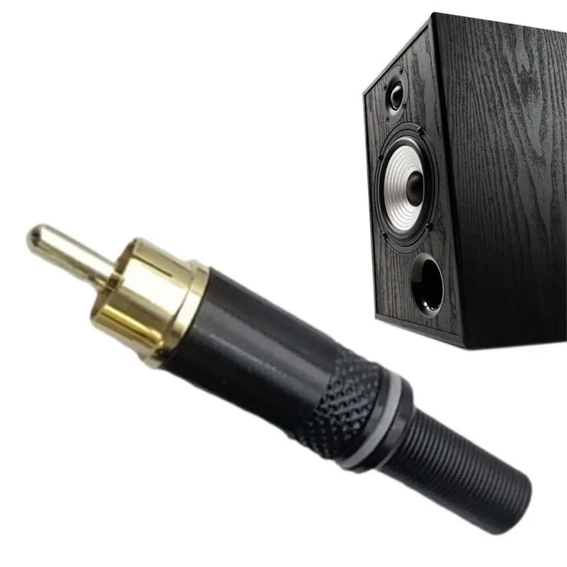 Speaker Wire Plug Video Wire Plug Male Plug Video Connector Adapter For Connecting Audio And Video Device