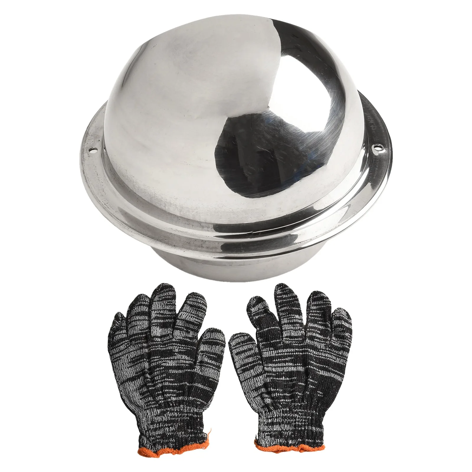 4-inch Size Round Bull Nose Vent Weatherproof Vent Maintains Airflow Prevents Debris And Dust Blocks Easy To Install