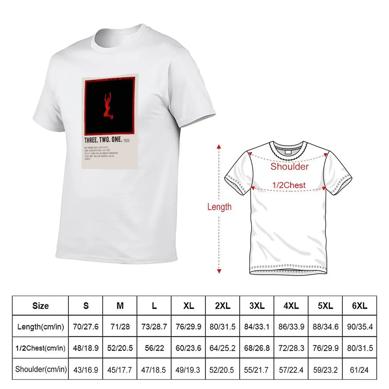 three. two. one. | lennon stella | aesthetic minimalist poster T-Shirt anime Blouse customizeds men clothing