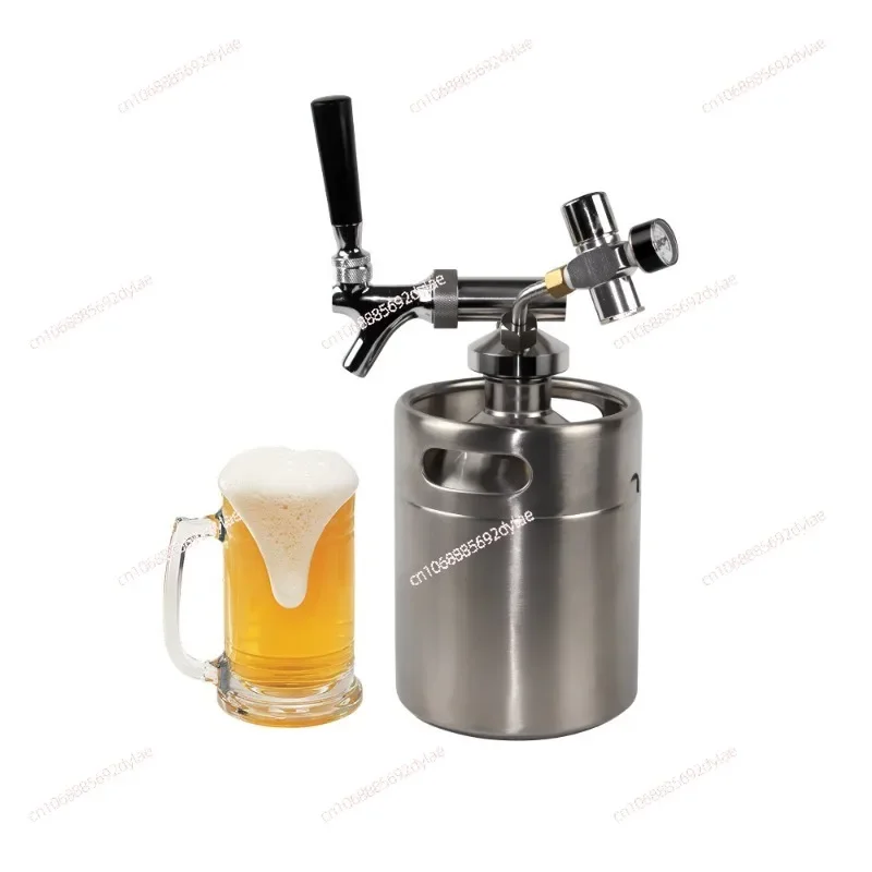 2L elbow wine spear set wine set wholesale processing stainless steel mini barrel wine set