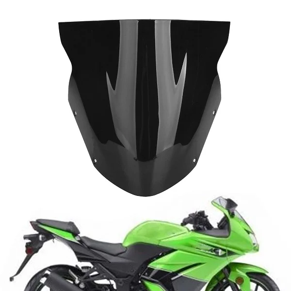 

Areyourshop Motorcycle Windscreen Screen Windshield for Kawasaki Ninja 650 ER6F 2009 2010 2011