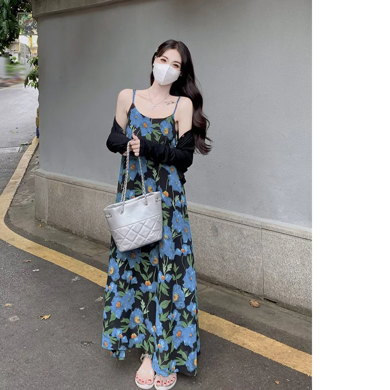 Fashion Style Layered 2024 Cold And Feeling TemperamenT HigH-end Goddess Light Mature women dresses female summer fashion dress