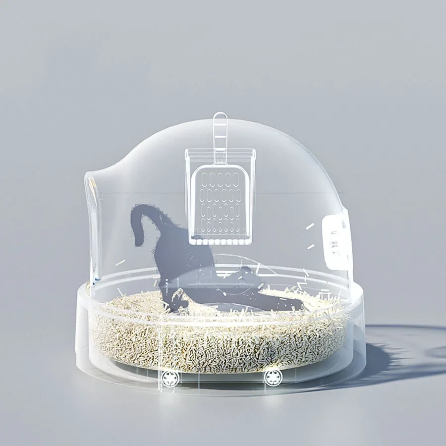 

Big Space Box Cat Litter Portable Small Outdoor Bathroom Plastic Modern House Enclosed Toilet Shovel Katten Tall Decoration