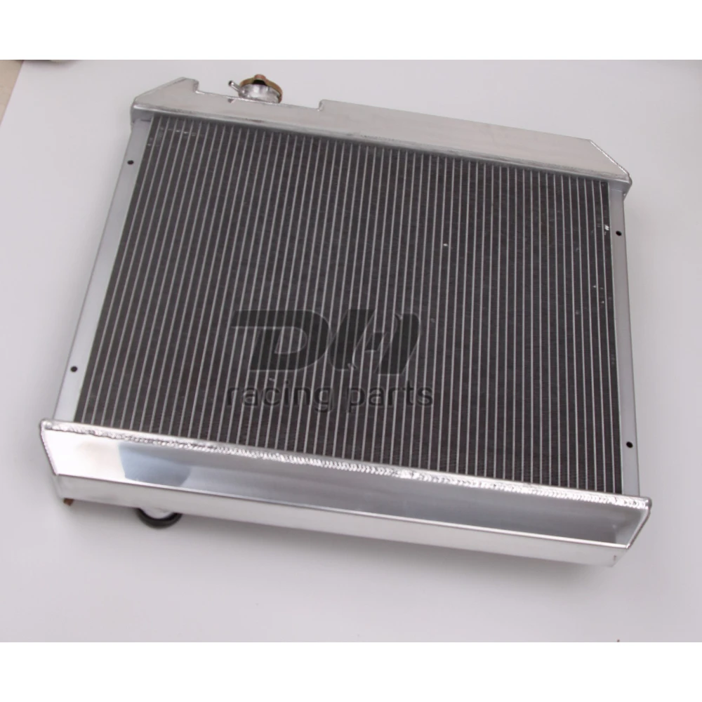 Radiador de refrigeração de alumínio de 4 fileiras para caminhão chevy 1963-1966 1964 1965 série c/k 10 20 30 captador pontiac v8