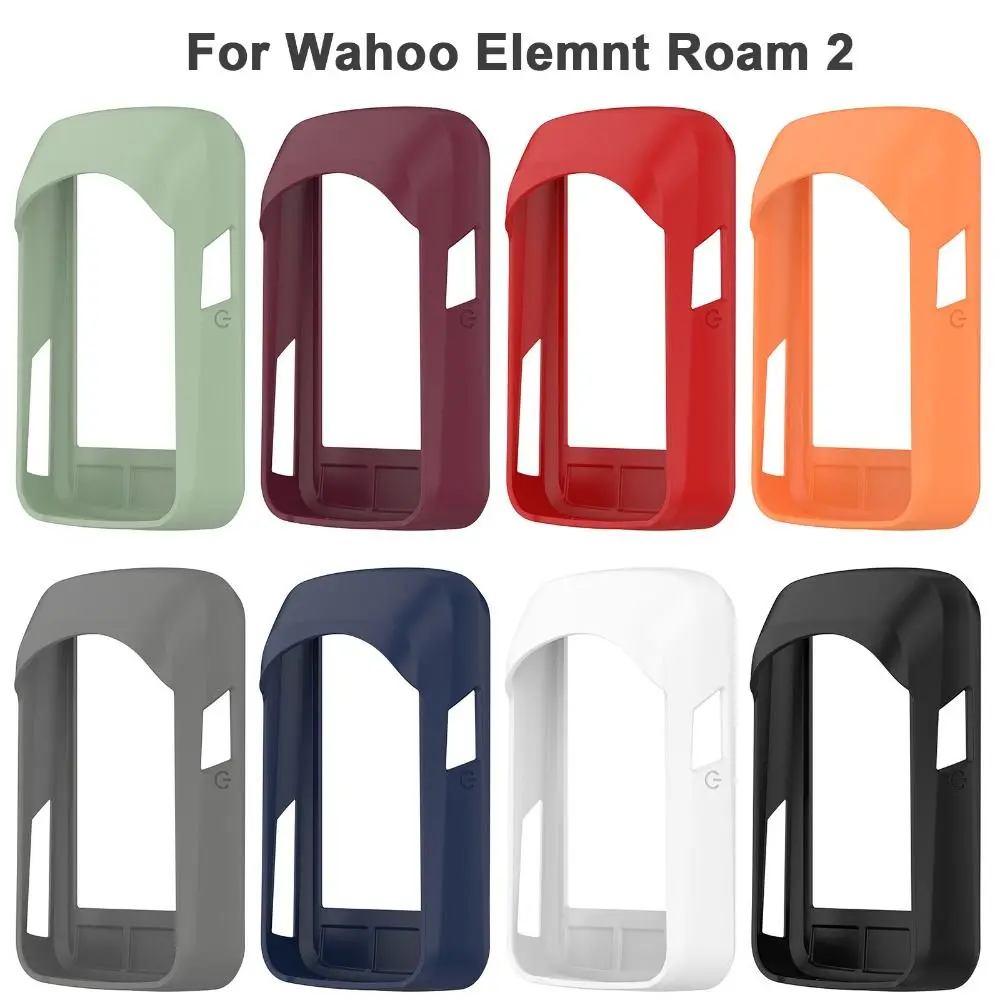 Silicone Silicone Protector Bumper Shell Case Cover Accessories Anti-collision Screen Protector for Wahoo Elemnt Roam 2