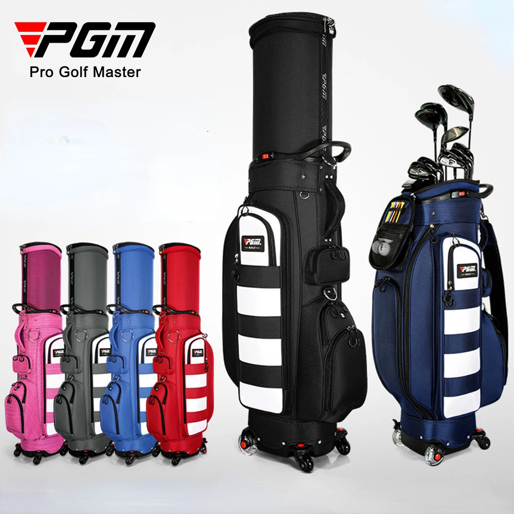 PGM New Golf Bag High Quality PU Golf Club Bag Multiple Colors Available Stand Bag Tarpaulin Ball Bag GOLF Wear Resistant QB081