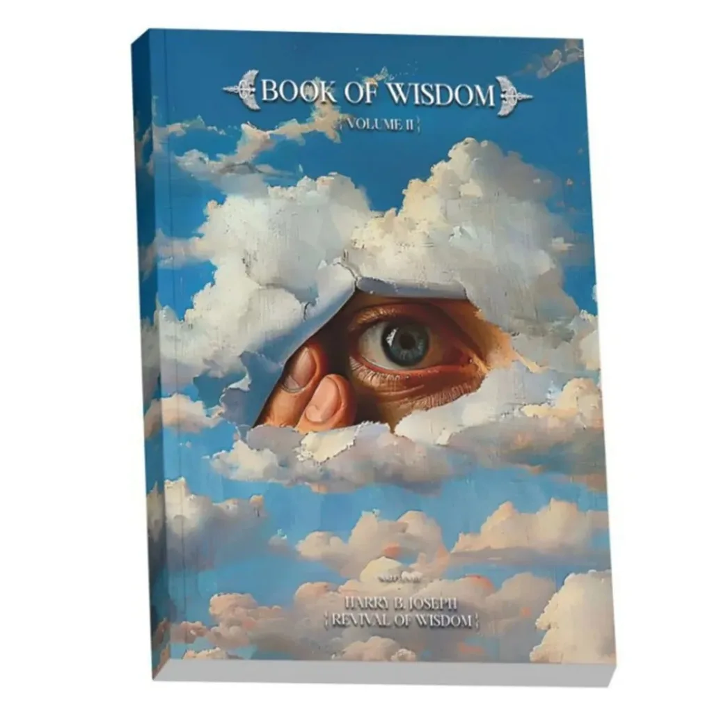 Picture 6: BOOK OF WISDOM Themed Notebook with Wisdom Eye Cover for Self Reflection and Philosophy Learning