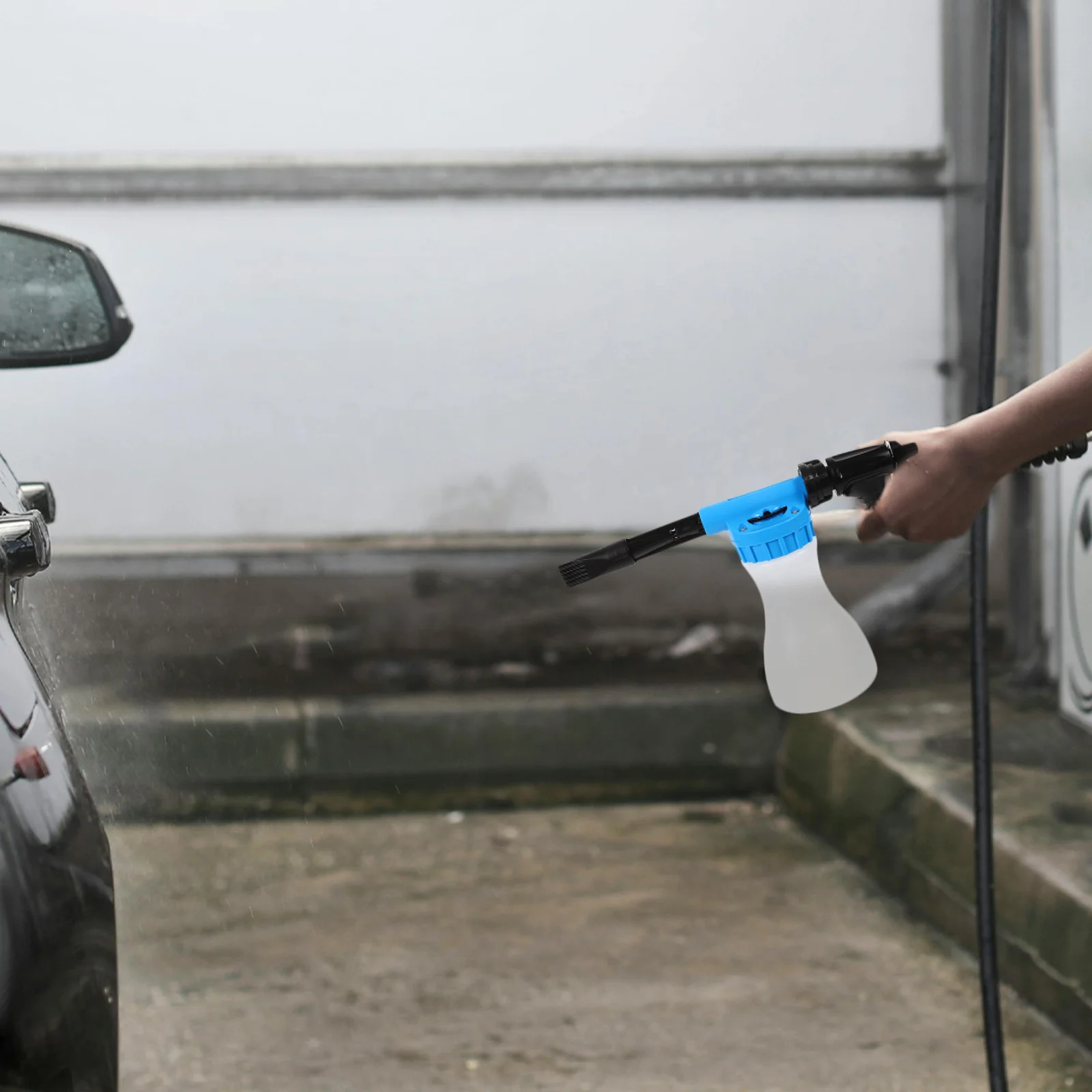 

Car Manual Press Plastic Watering Can Car Wash Portable Garden Sprayer Plastic Water Watering Can Water Tool Blue