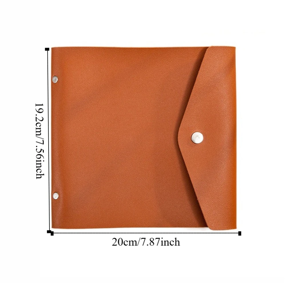 PU Leather Money Savings Challenge Simple Clear Envelops Savings Challenges Easy Waterproof Cash Savings Binder Book