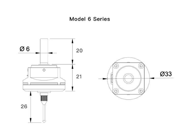 Cnc High-precision V6 Anti-roll 3d Touch Probe Edge Finder To Find The Center Desktop Cnc Probe Compatible With Mach3 And Grbl